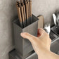🏠🔪 Keuken Organizer Zonder Boren – Ruimtebesparende Messenhouder voor een Opgeruimd Aanrecht