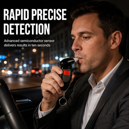 🚗 50% KORTING – compacte alcoholtester voor een snelle controle vóór vertrek