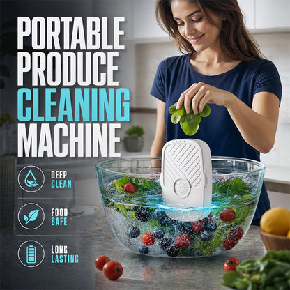 💧✨ Multifunctionele Wasmachine – Reinig Groenten, Fruit en Kleding met Eén Slim Apparaat