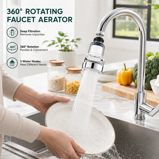 🚰🌿 Universele Waterfilter voor de Kraan – Frisser Water, Minder Spatten en Meer Comfort in de Keuken