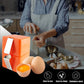 🍳 Sneller en schoner eieren breken – handige eierbreker voor perfecte resultaten