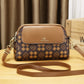 Dames Crossbody Tas met Vintage Print voor Dagelijks Gebruik